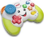 Fisher-Price Pretend Video Game Controller Baby Toy with Music Lights and Learning Songs, Fine Motor Toy - Image 2